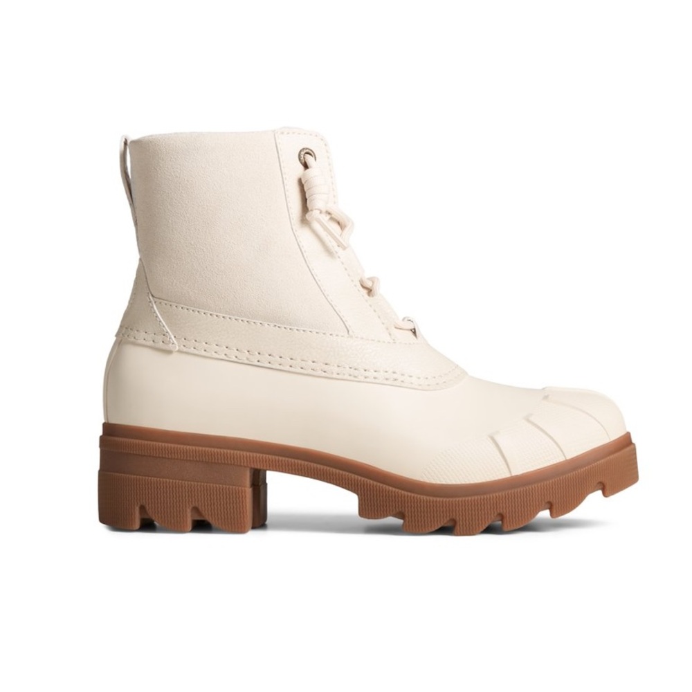 Sperry Syren Acend Boot (Color: Bone)